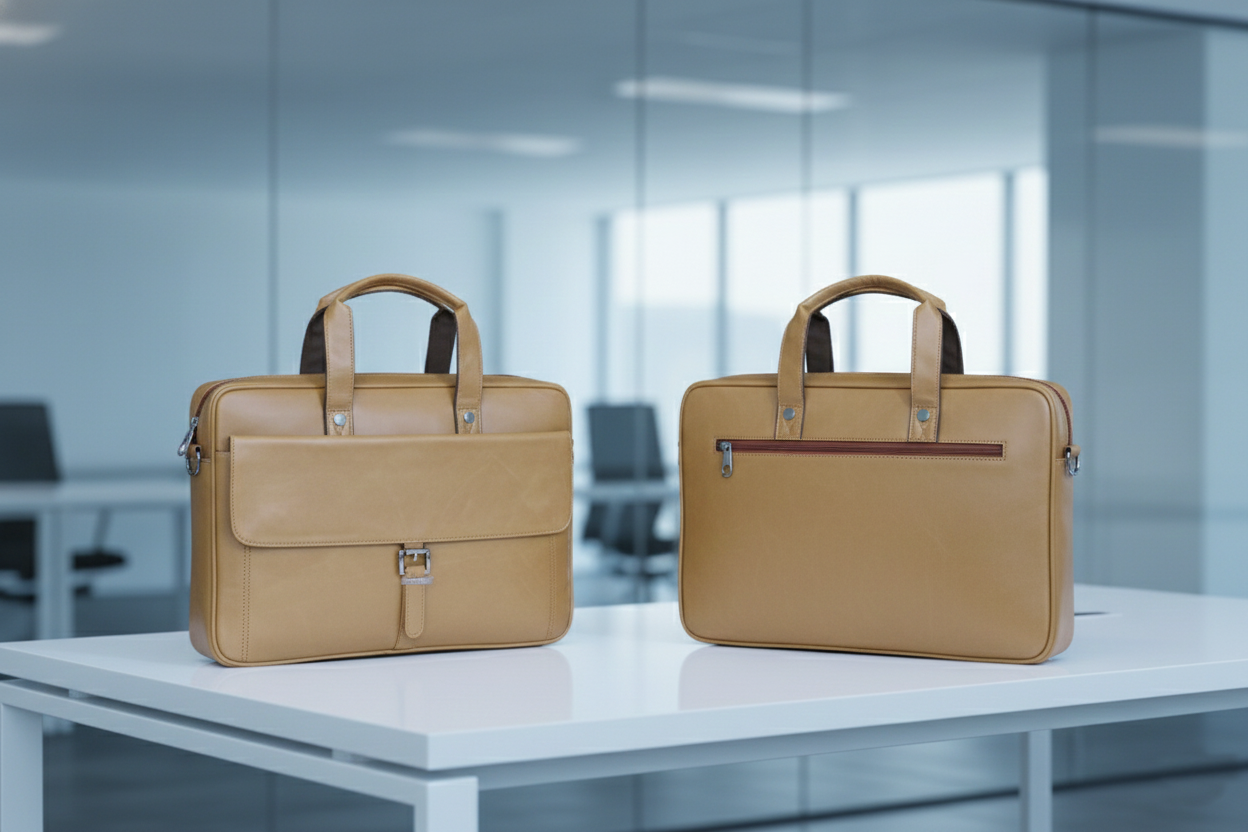 Premium Leather Laptop Bag